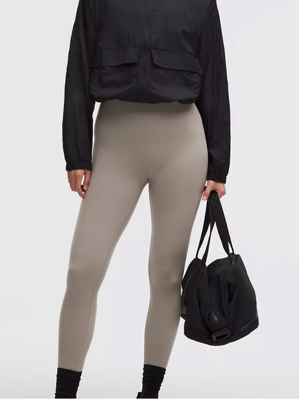 Lululemon Glow Up Super-High-Rise Tight,Size 8, 25" length, Warm Ash Grey*R